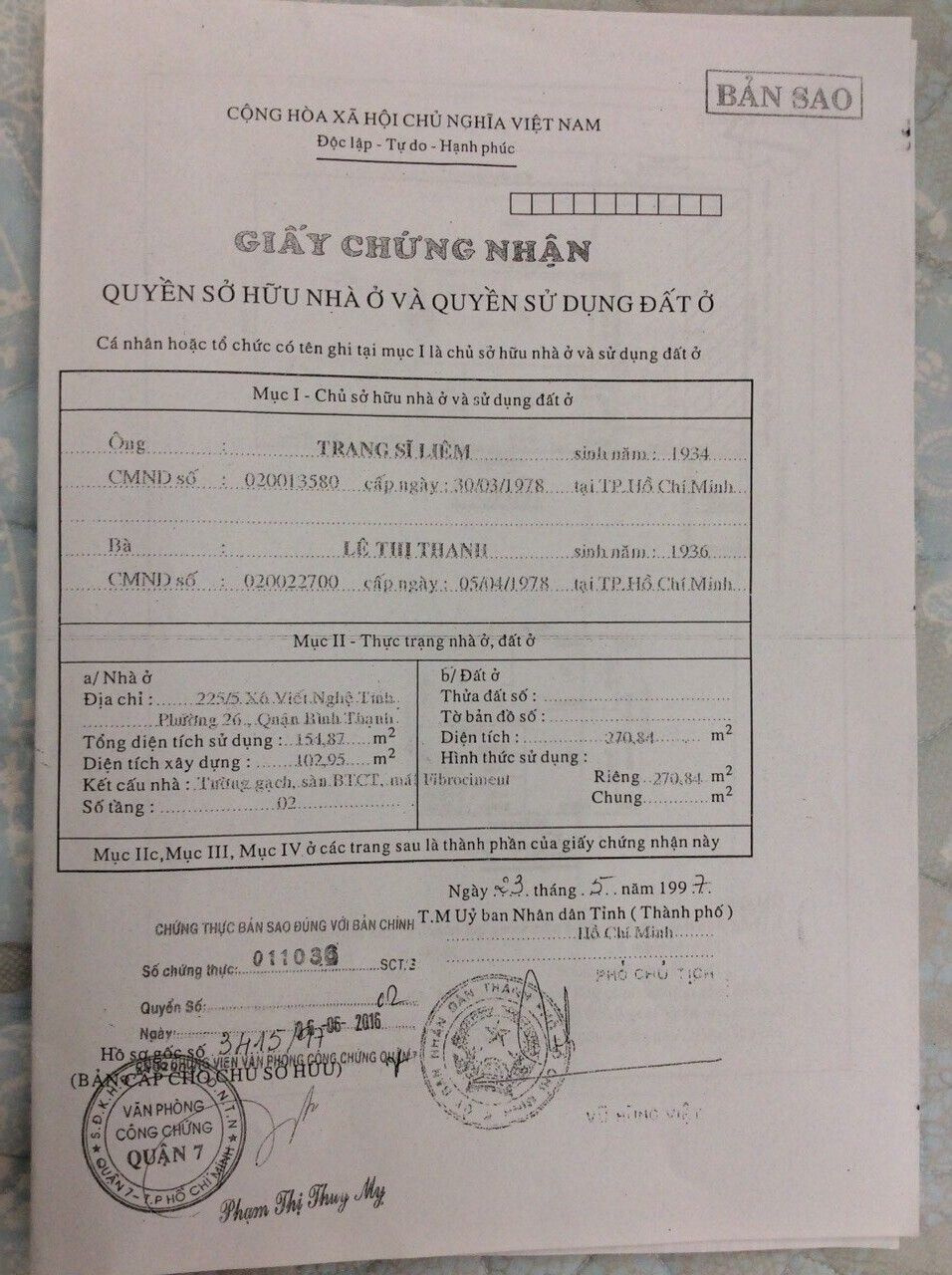 Bán nhà 225/5 Xô Viết Nghệ Tĩnh Phường Bình Thạnh - Hinh 4
