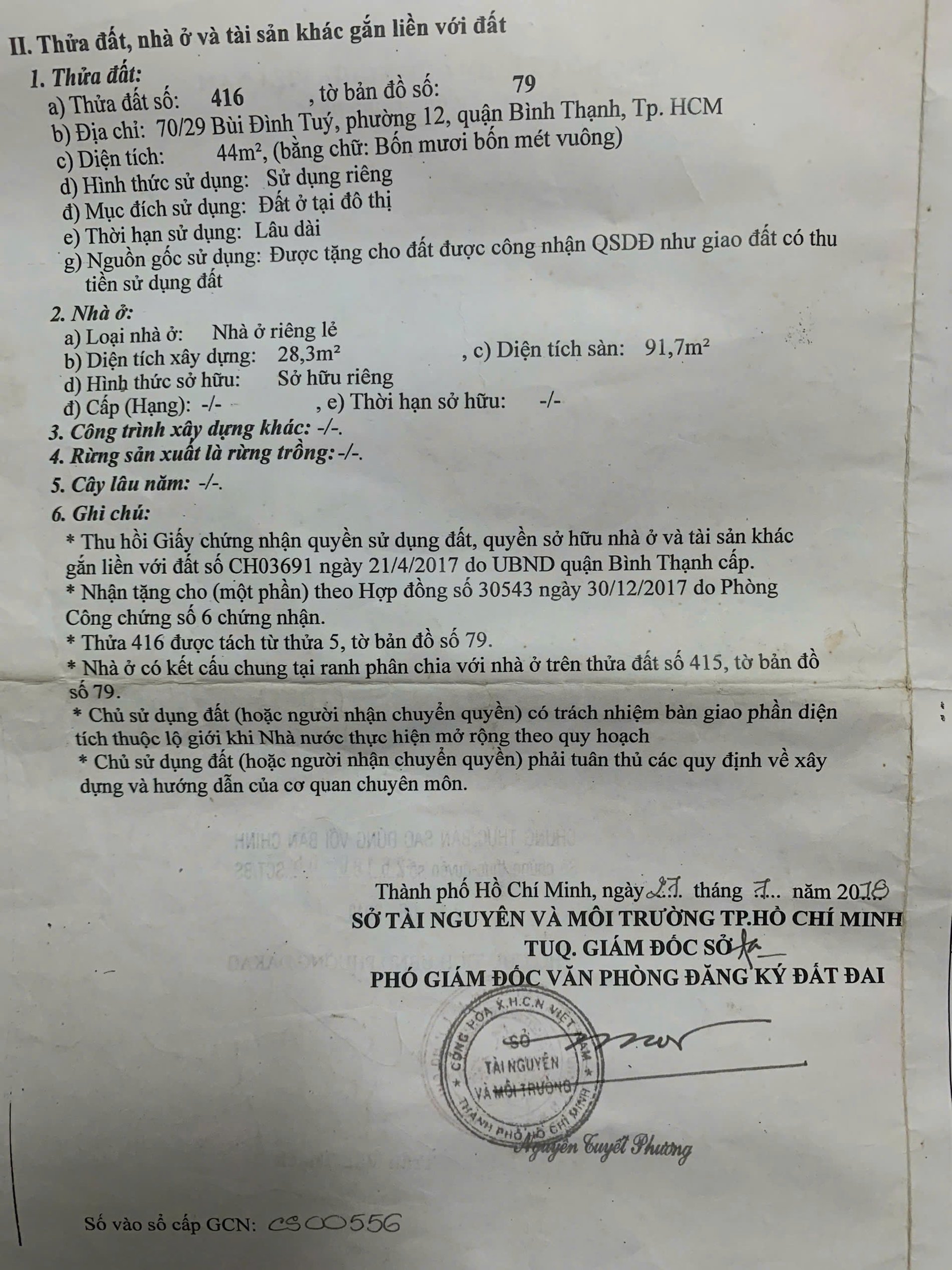 Bán Nhà 70/29+32/69/1 Bùi Đình Túy Phường Bình Thạnh - Hinh 1