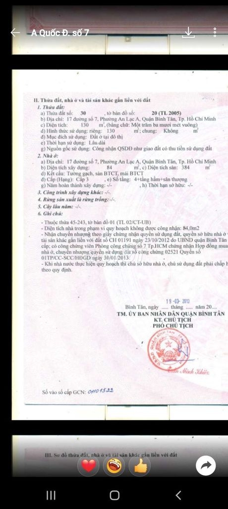 Bán nhà 17Thửa: 30Tờ: 202005 Số 7 Phường An Lạc - Hinh 5