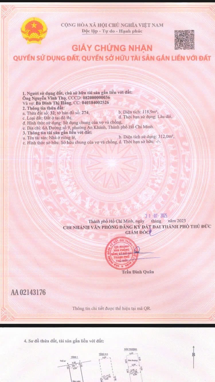 Bán nhà 6A Thảo Điền Phường An Khánh - Hinh 3
