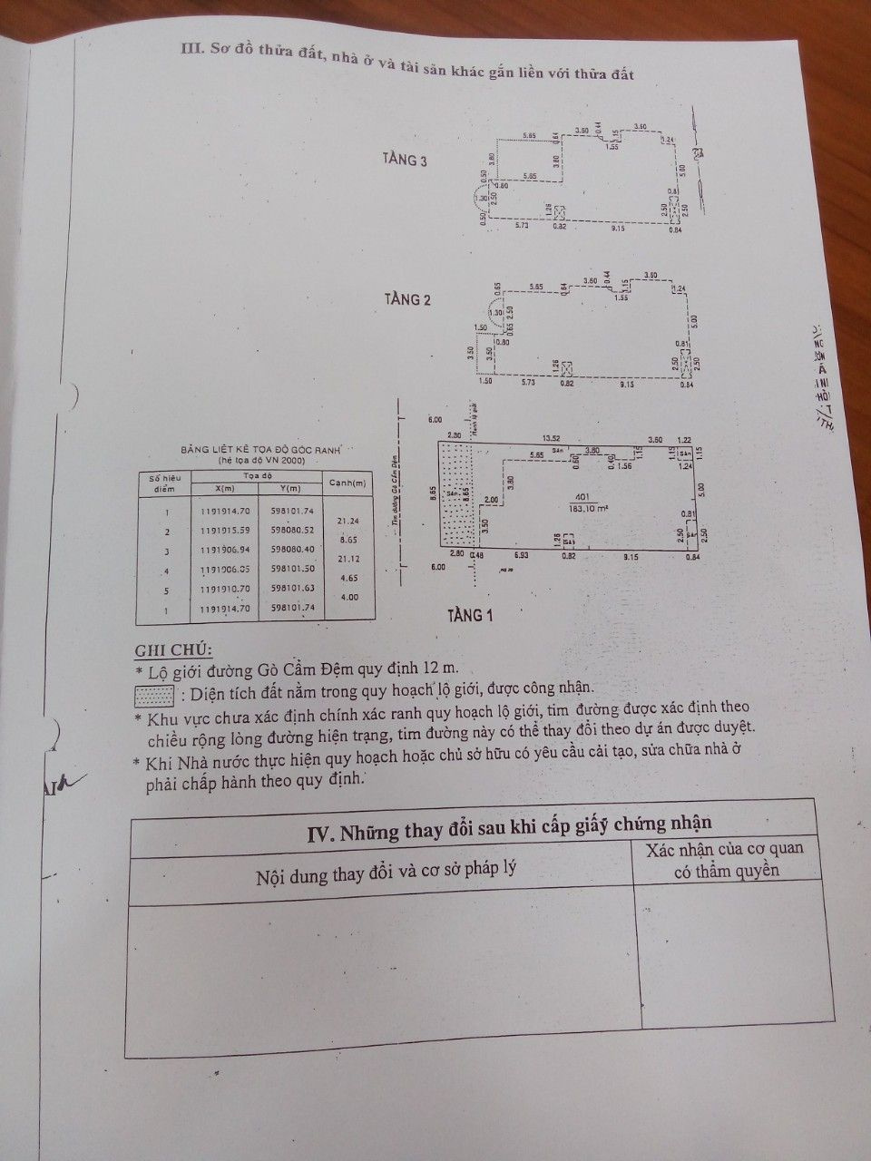 Bán nhà 20A-BThửa: 401Tờ: 85 Gò Cẩm Đệm Phường Bảy Hiền - Hinh 9