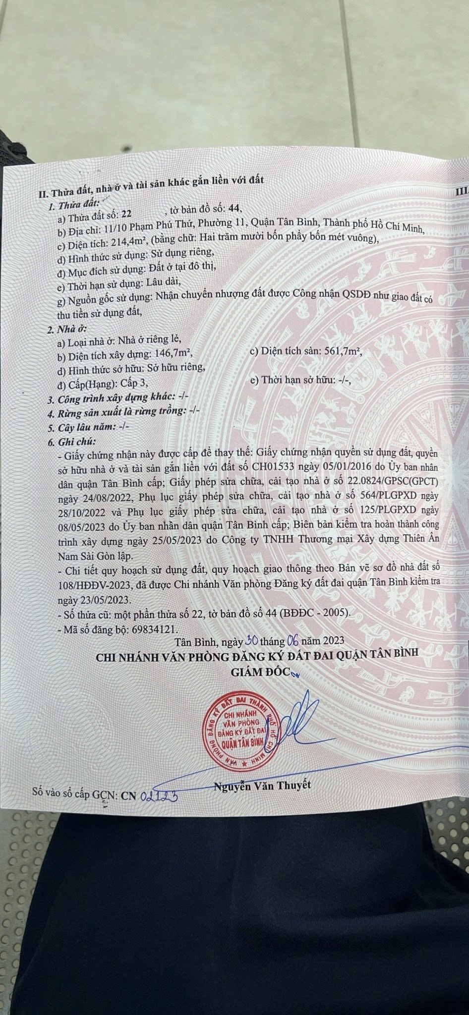 Bán nhà 11/10 Phạm Phú Thứ Phường Bảy Hiền - Hinh 5