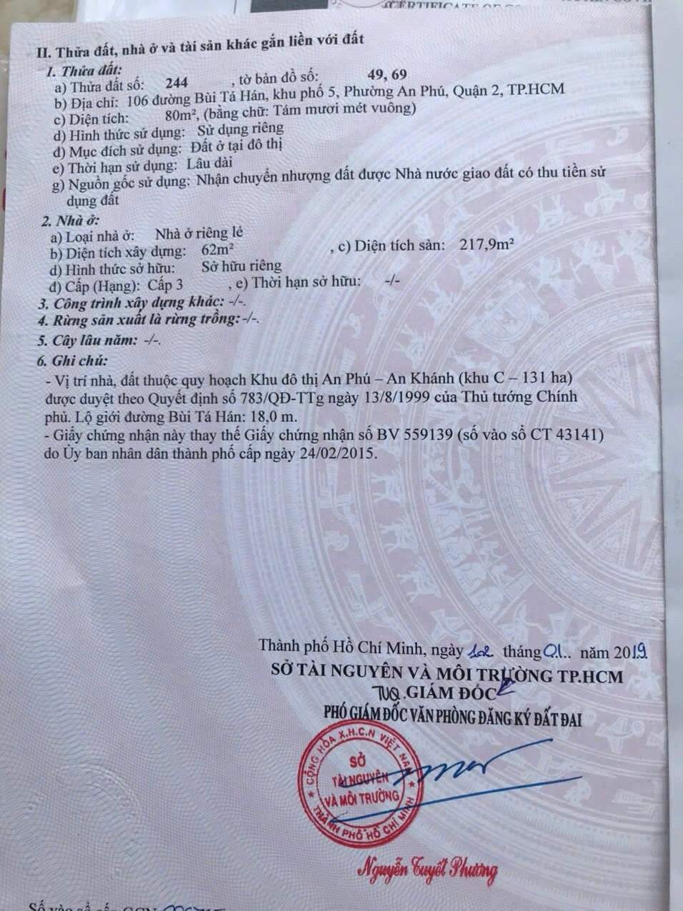 Bán nhà 106 Bùi Tá Hán Phường Bình Trưng - Hinh 7