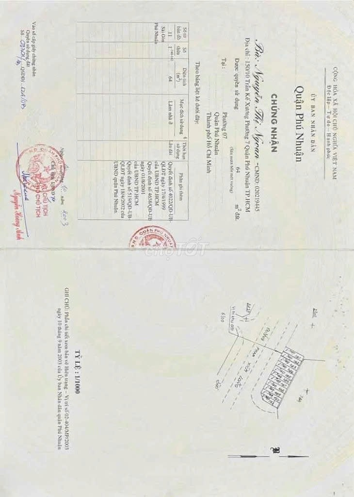 Bán nhà 214 Phan Xích Long Phường Cầu Kiệu - Hinh 3