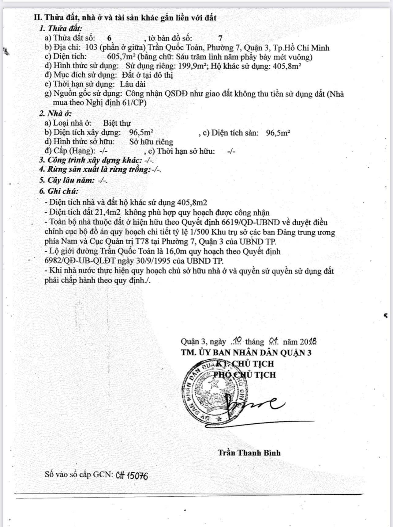 Bán Nhà 103 Trần Quốc Toản Phường Xuân Hòa - Hinh 12