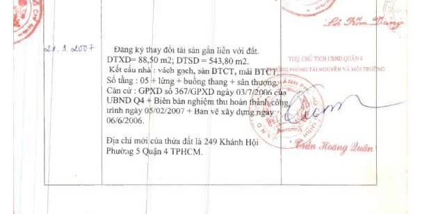 Bán nhà 249 Khánh Hội Phường Vĩnh Hội - Hinh 13