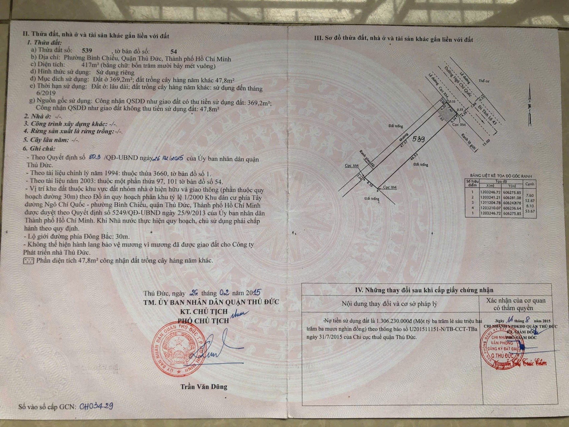 Bán nhà 147A Ngô Chí Quốc Phường Tam Bình - Hinh 4