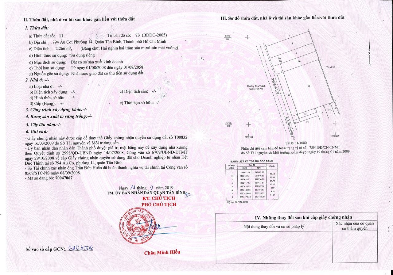 Bán nhà 794 Âu Cơ Phường Tân Bình - Hinh 3