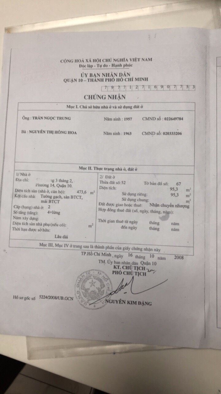 Bán nhà 538 3 Tháng 2 Phường Diên Hồng - Hinh 5