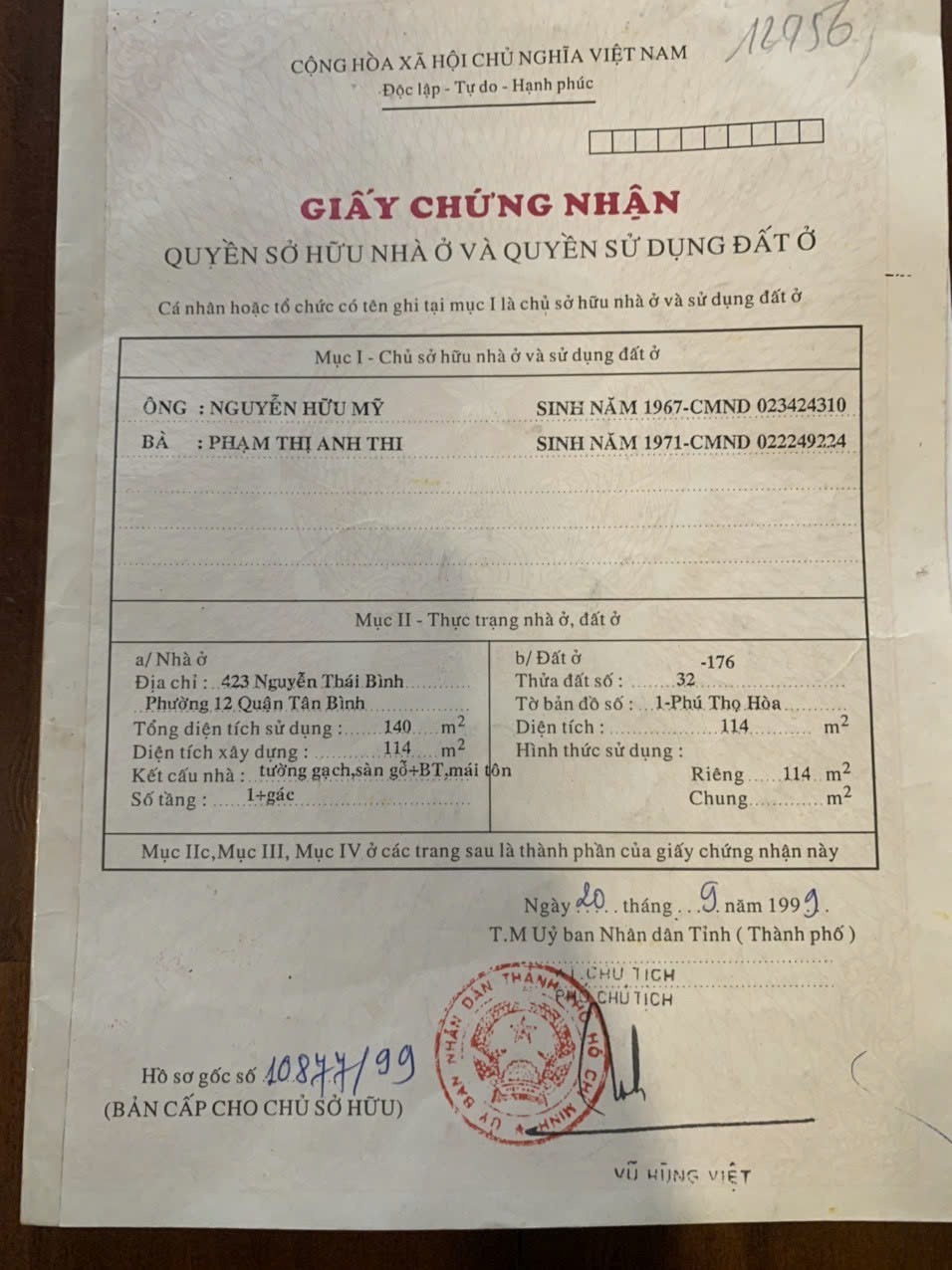 Bán nhà 421-423 Nguyễn Thái Bình Phường Bảy Hiền - Hinh 2