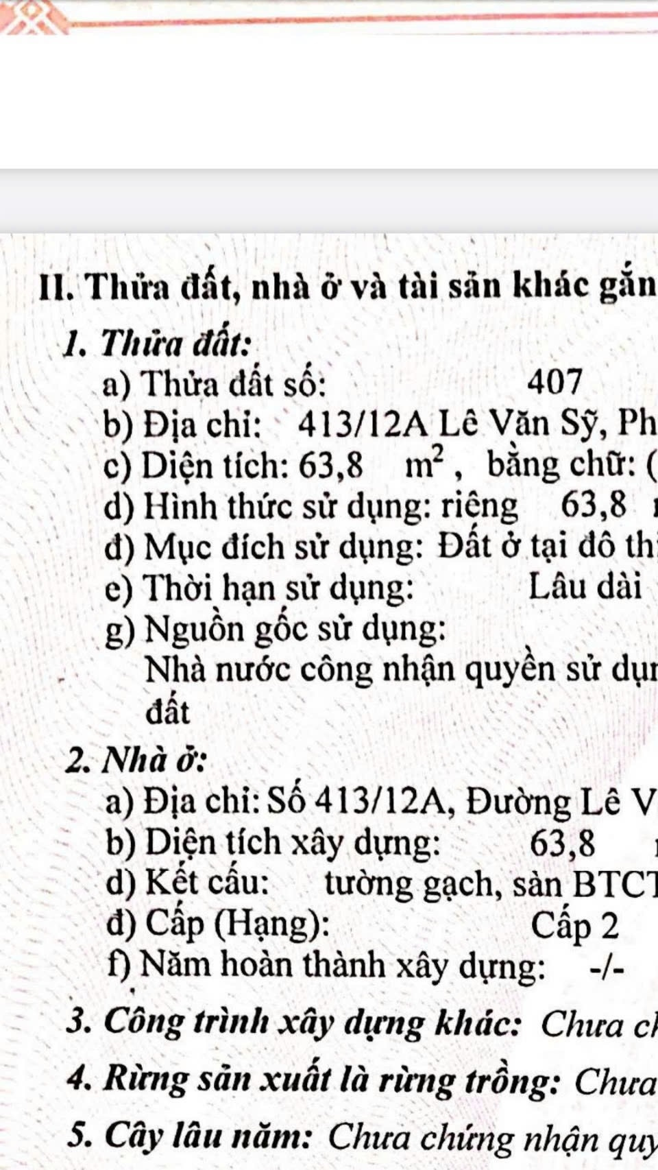 Bán nhà 413/12-413/12A Lê Văn Sỹ Phường Nhiêu Lộc - Hinh 6