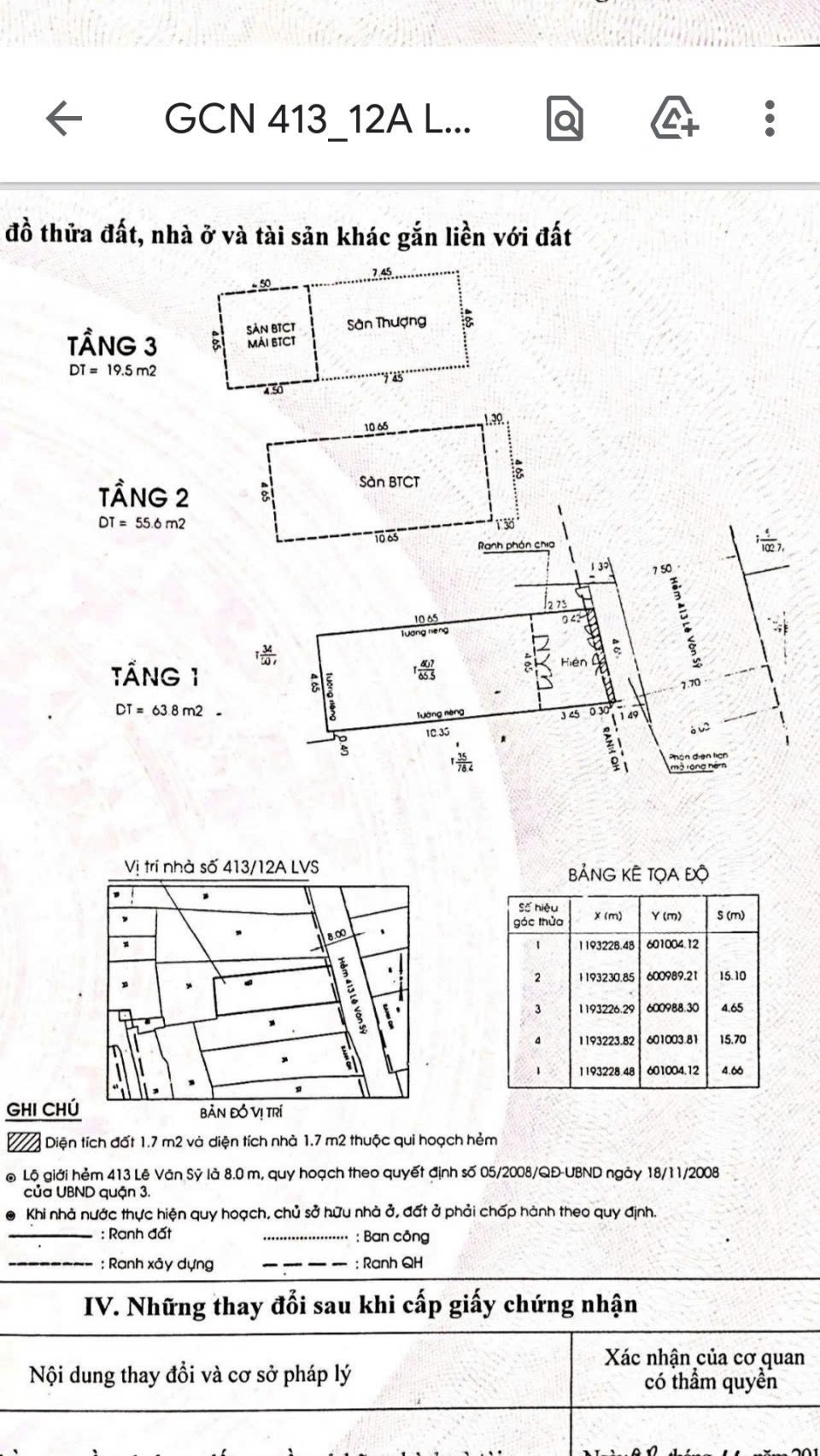 Bán nhà 413/12-413/12A Lê Văn Sỹ Phường Nhiêu Lộc - Hinh 7