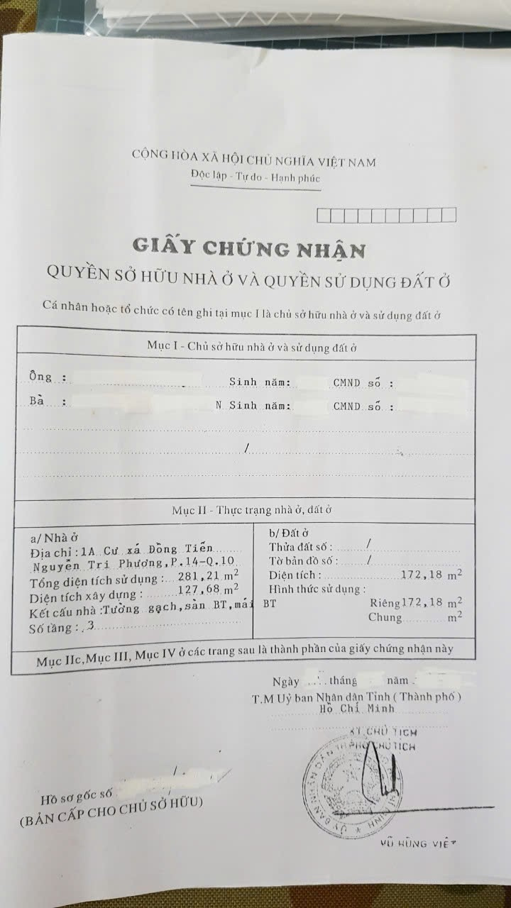 Bán nhà 1A Cư Xá Đồng Tiến Phường Diên Hồng - Hinh 3