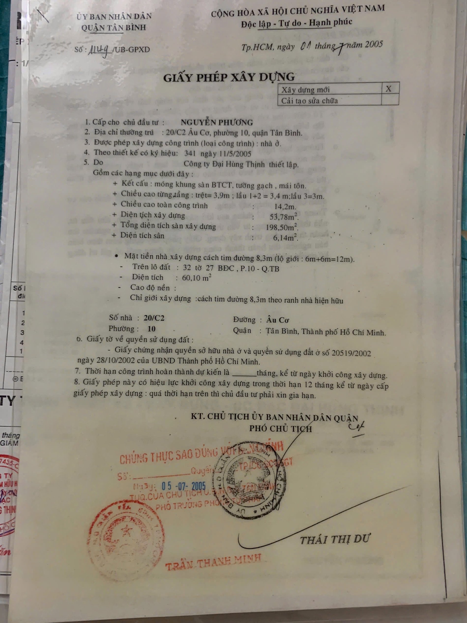 Bán Nhà 20/C2 Thái Thị Nhạn Phường Bảy Hiền - Hinh 3