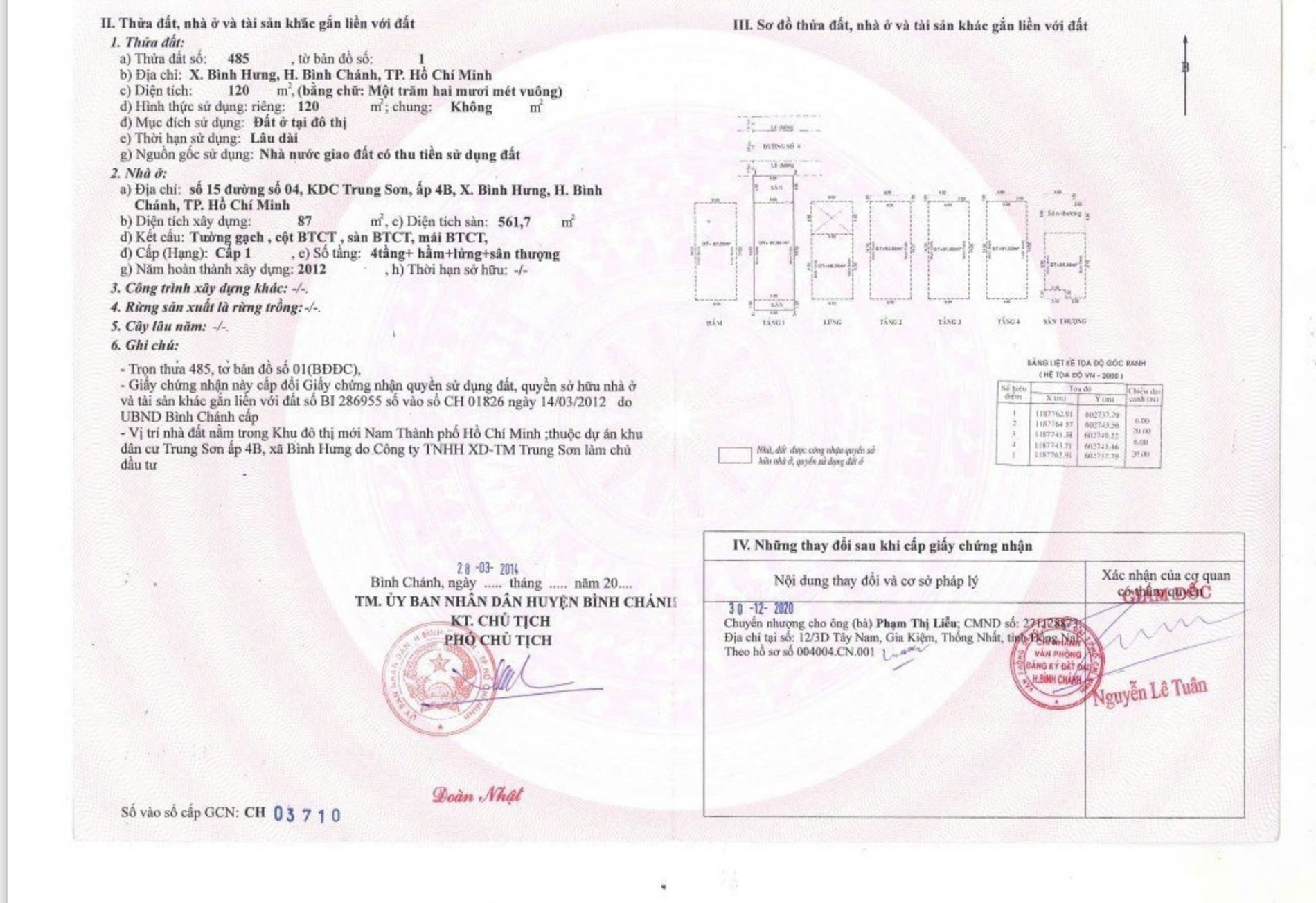 Bán nhà 13-15 Số 4 Xã Bình Hưng - Hinh 3