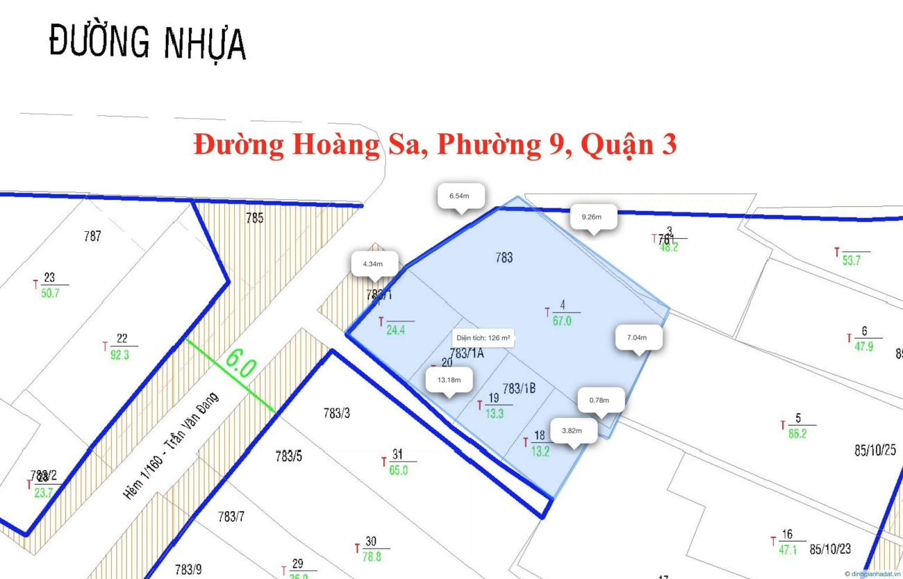 Bán nhà 783+783/1+783/1A+783/1B Hoàng Sa Phường Nhiêu Lộc - Hinh 1