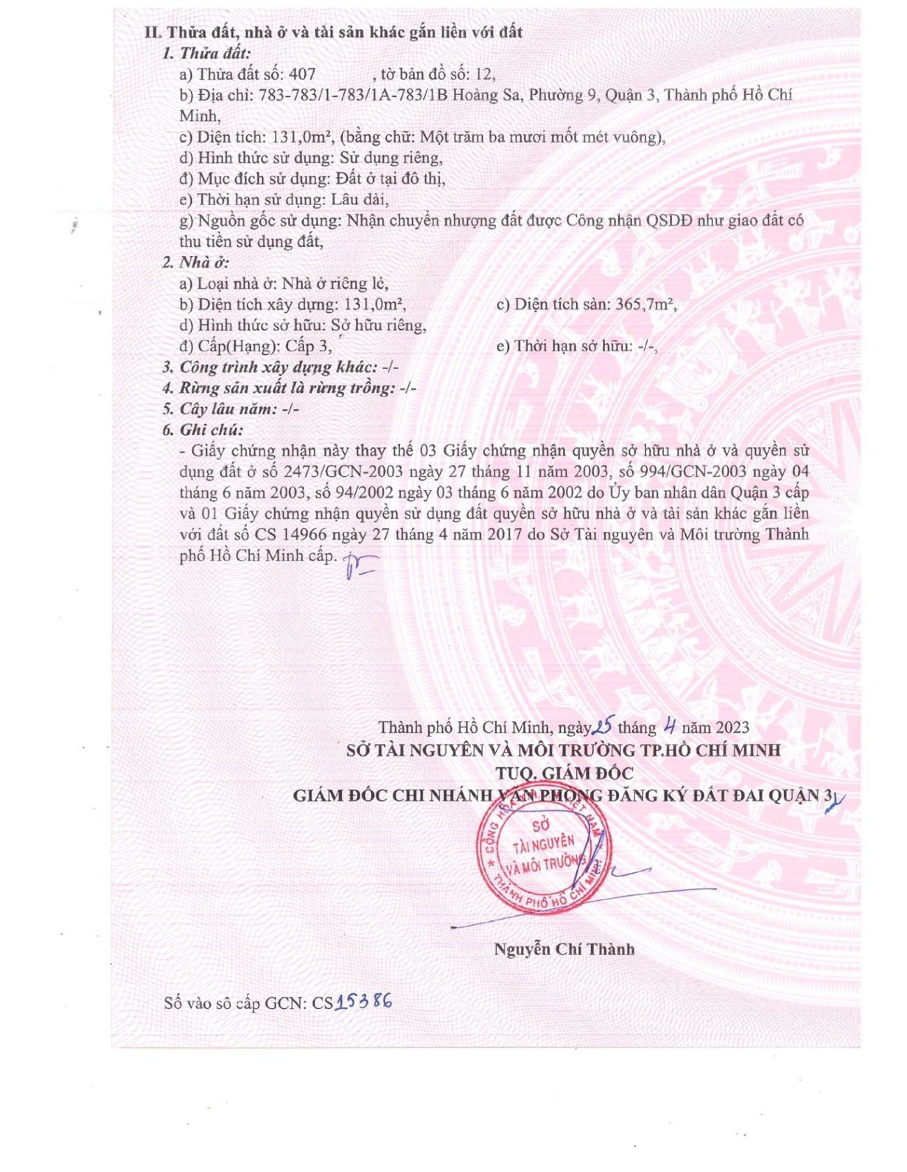 Bán nhà 783+783/1+783/1A+783/1B Hoàng Sa Phường Nhiêu Lộc - Hinh 6