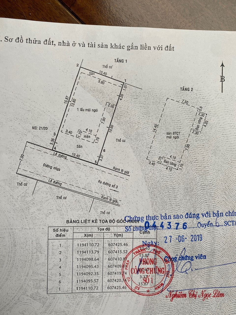 Bán nhà 21/18Thửa: 525Tờ: 5 Số 3 Phường An Khánh - Hinh 2