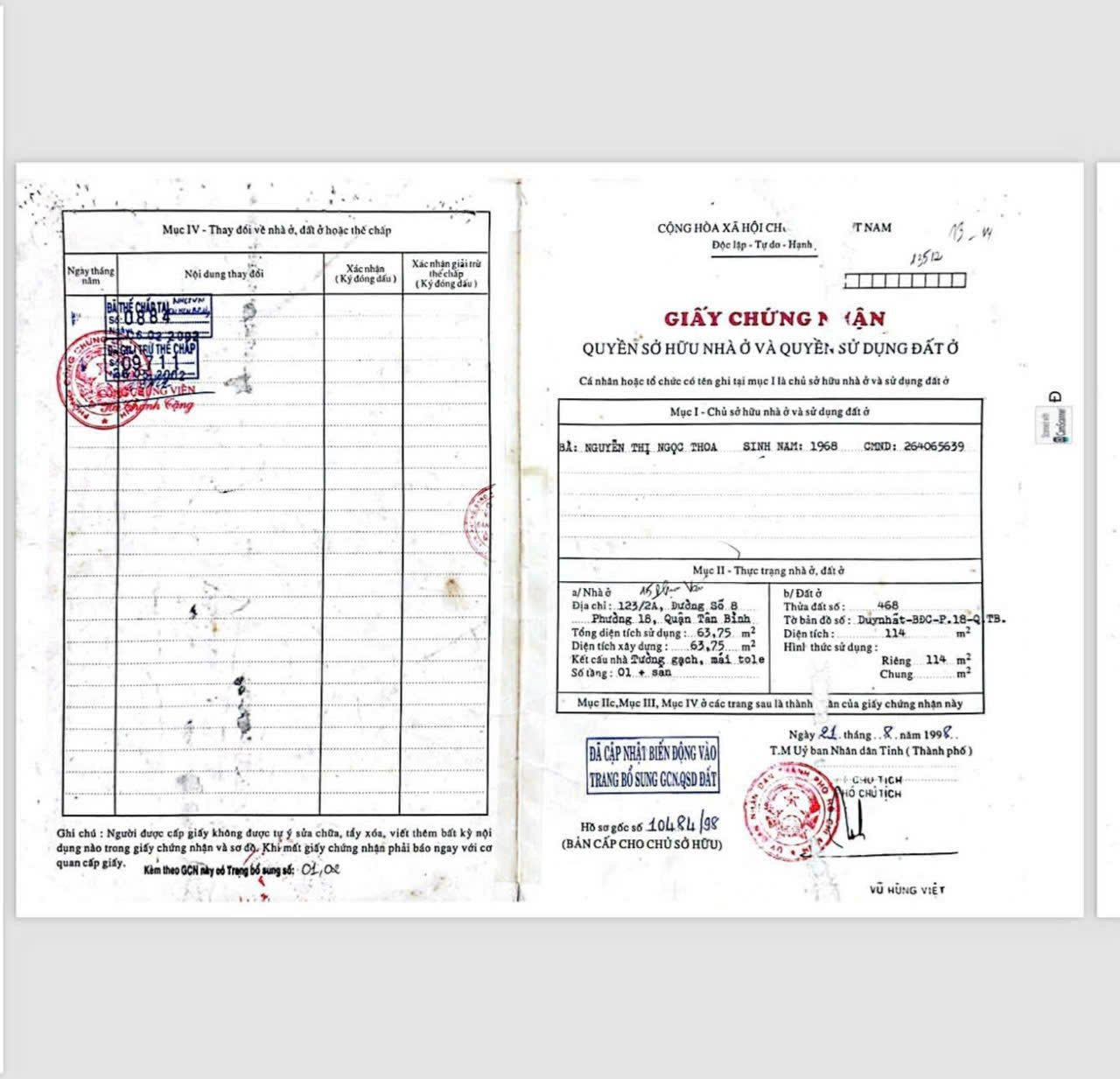 Bán nhà 13-15 Phạm Vấn Phường Phú Thọ Hòa - Hinh 3