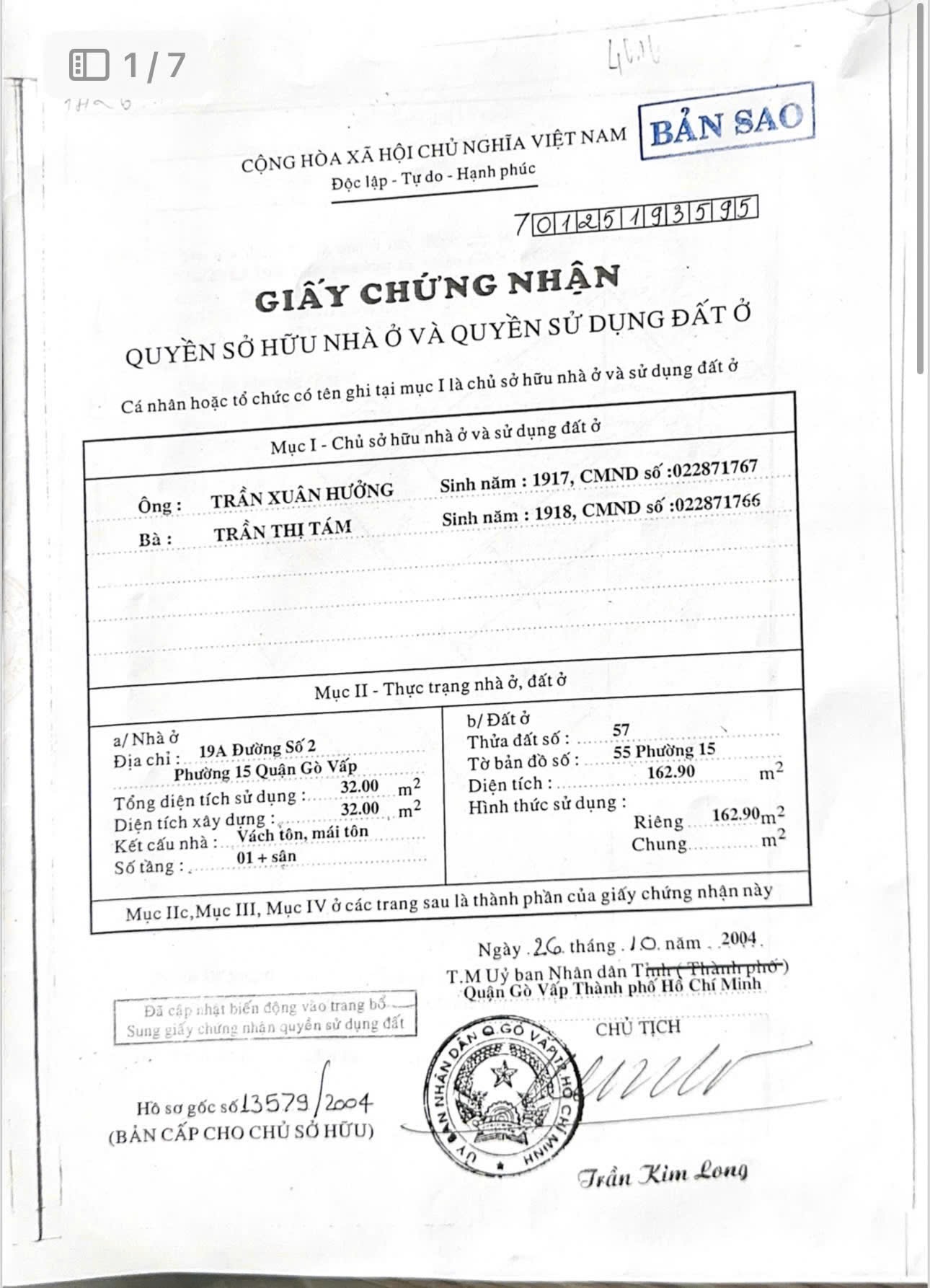 Bán nhà 730/23 Lê Đức Thọ Phường An Hội Đông - Hinh 2