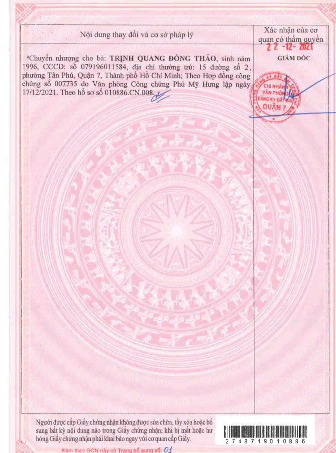 Bán nhà 414-416 Tân Phú Phường Tân Mỹ - Hinh 14
