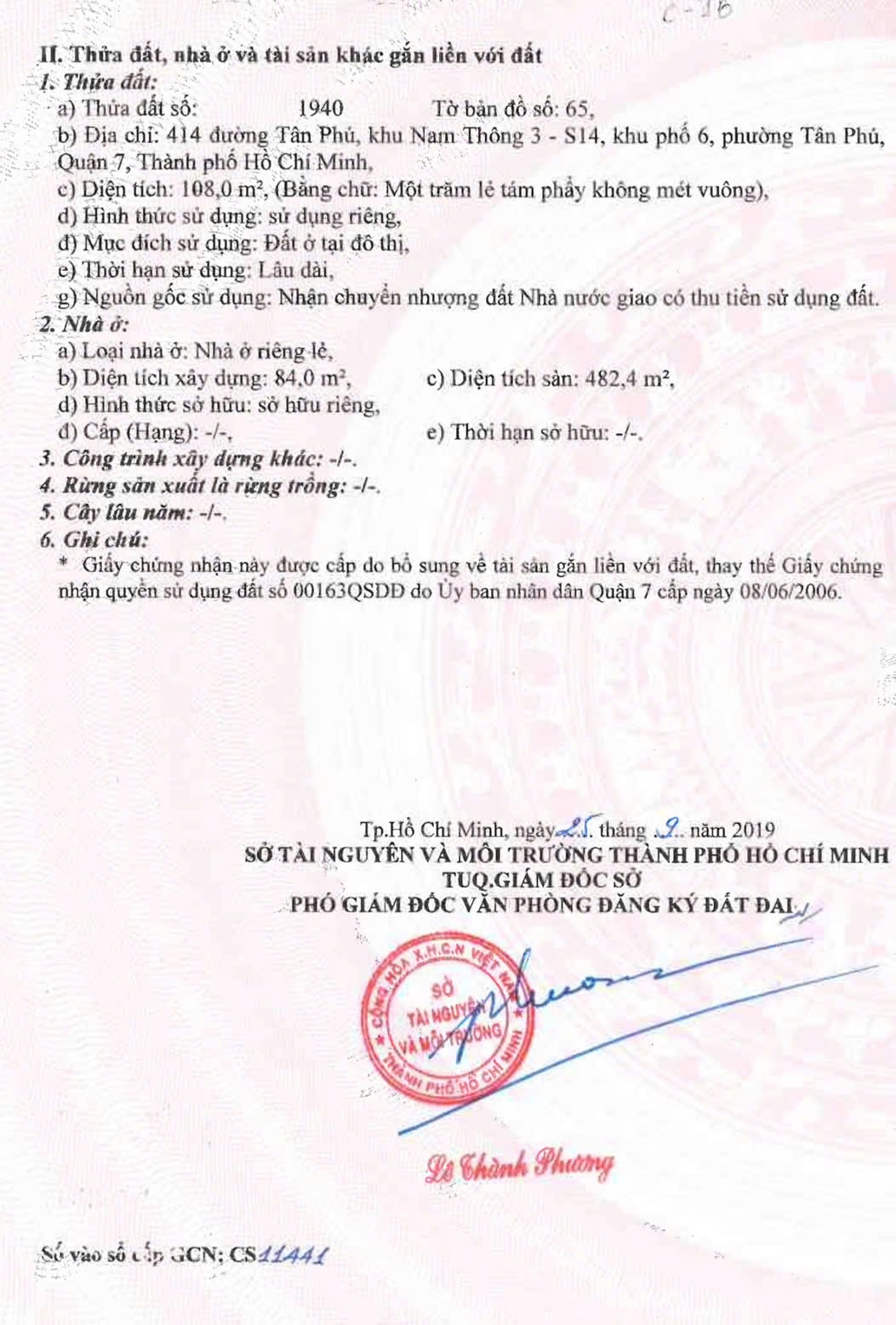 Bán nhà 414-416 Tân Phú Phường Tân Mỹ - Hinh 6