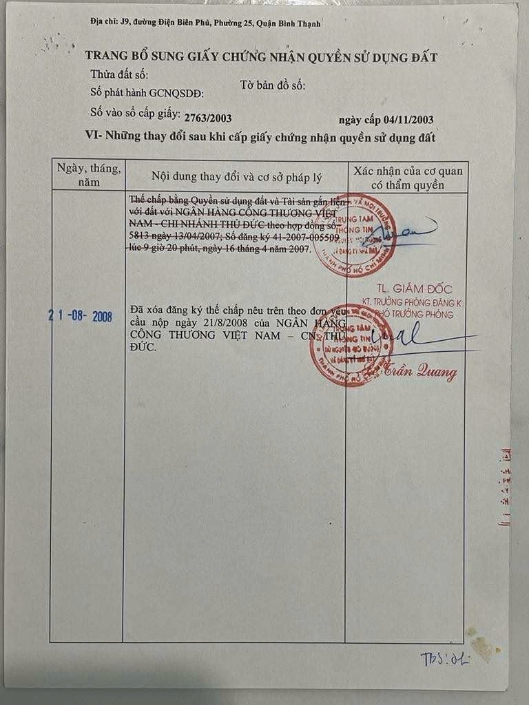 Bán nhà J7-J9 Điện Biên Phủ Phường Thạnh Mỹ Tây - Hinh 9