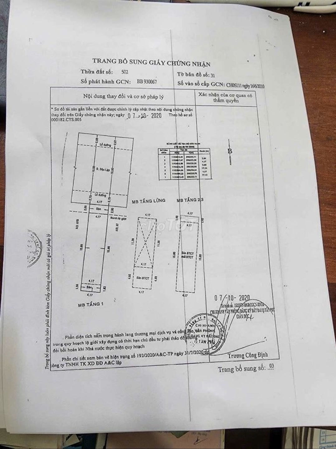 Bán nhà 87A Độc Lập Phường Phú Thọ Hòa - Hinh 2