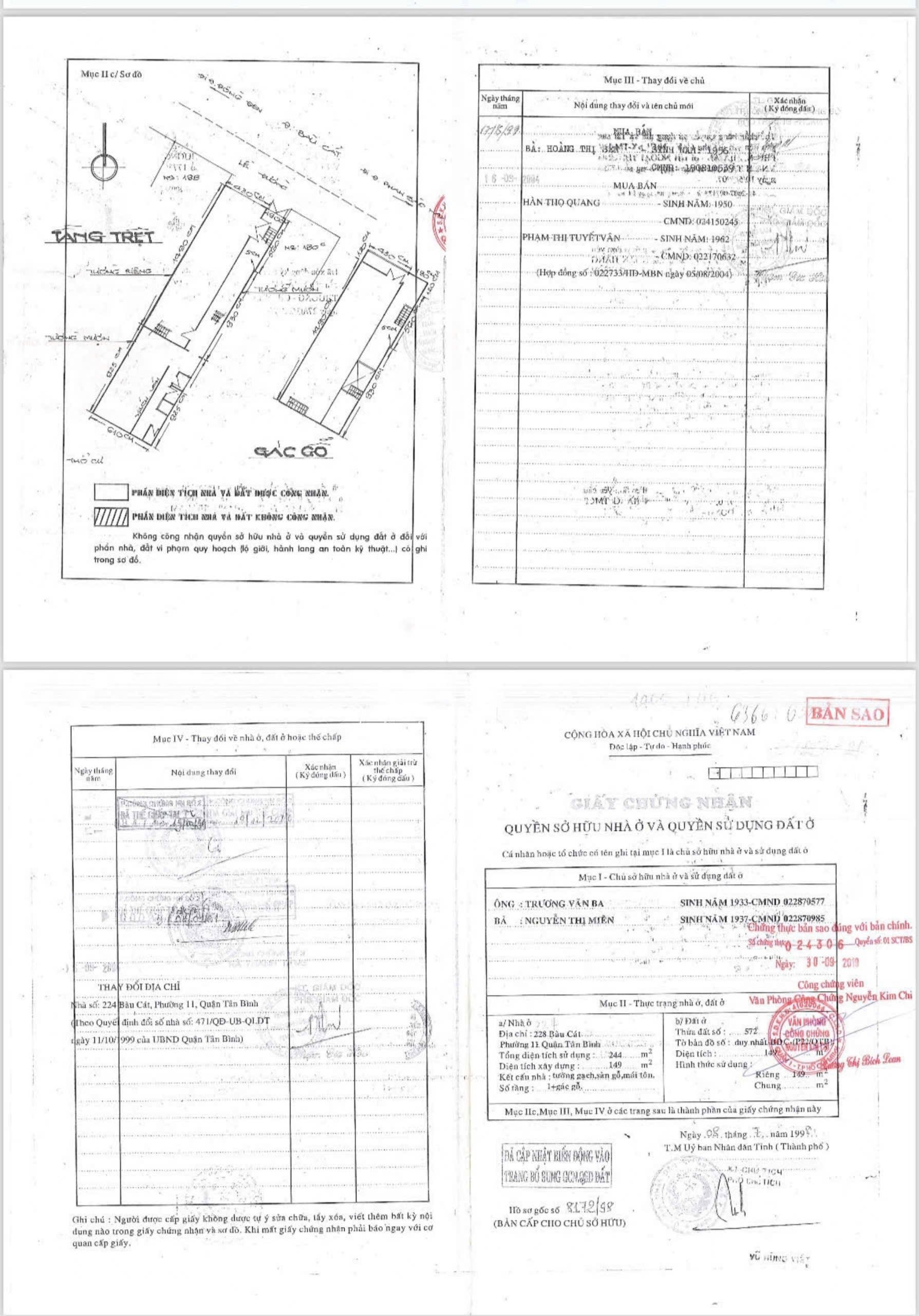 Bán CHDV 228-230 Bàu Cát Phường Bảy Hiền - Hinh 2