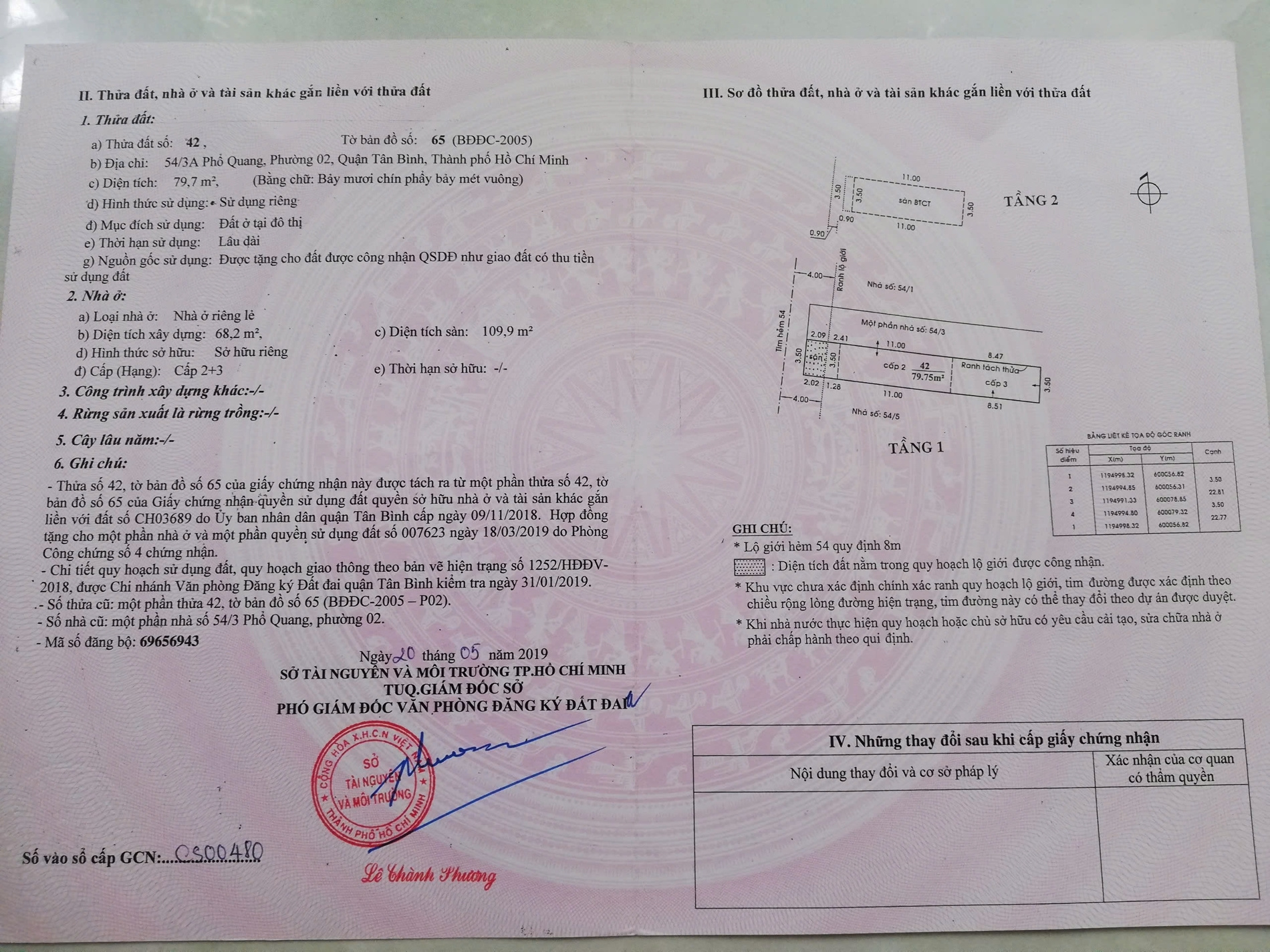 Bán nhà 54/3A Phổ Quang Phường Tân Sơn Hòa - Hinh 2