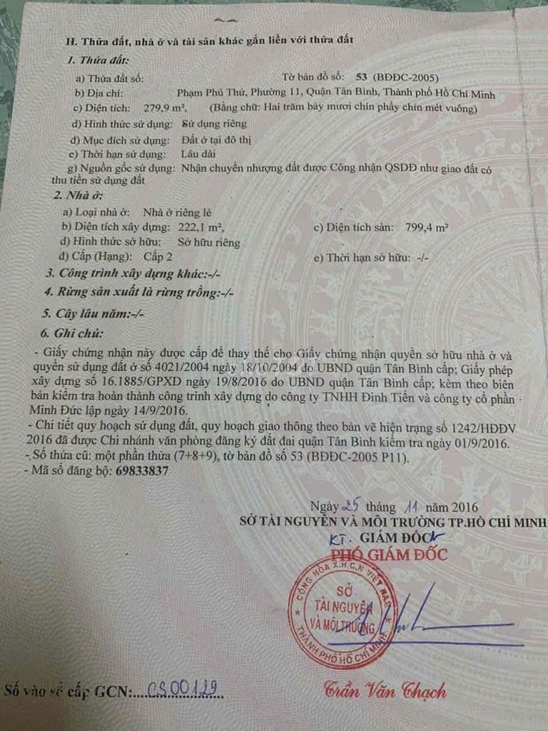 Bán nhà 69/27/27 Phạm Phú Thứ Phường Bảy Hiền - Hinh 8