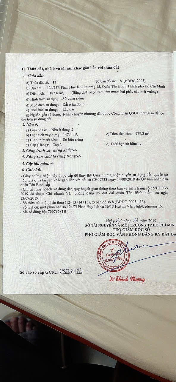 Bán nhà 124/75B Phan Huy Ích Phường Tân Bình - Hinh 8
