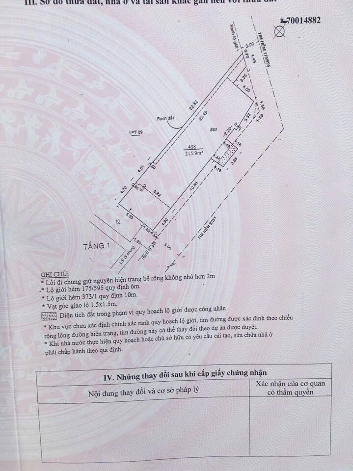 Bán Nhà 373/1/2AThửa: 408Tờ: 6 (BĐĐC-2005) Lý Thường Kiệt Phường Tân Hòa - Hinh 4