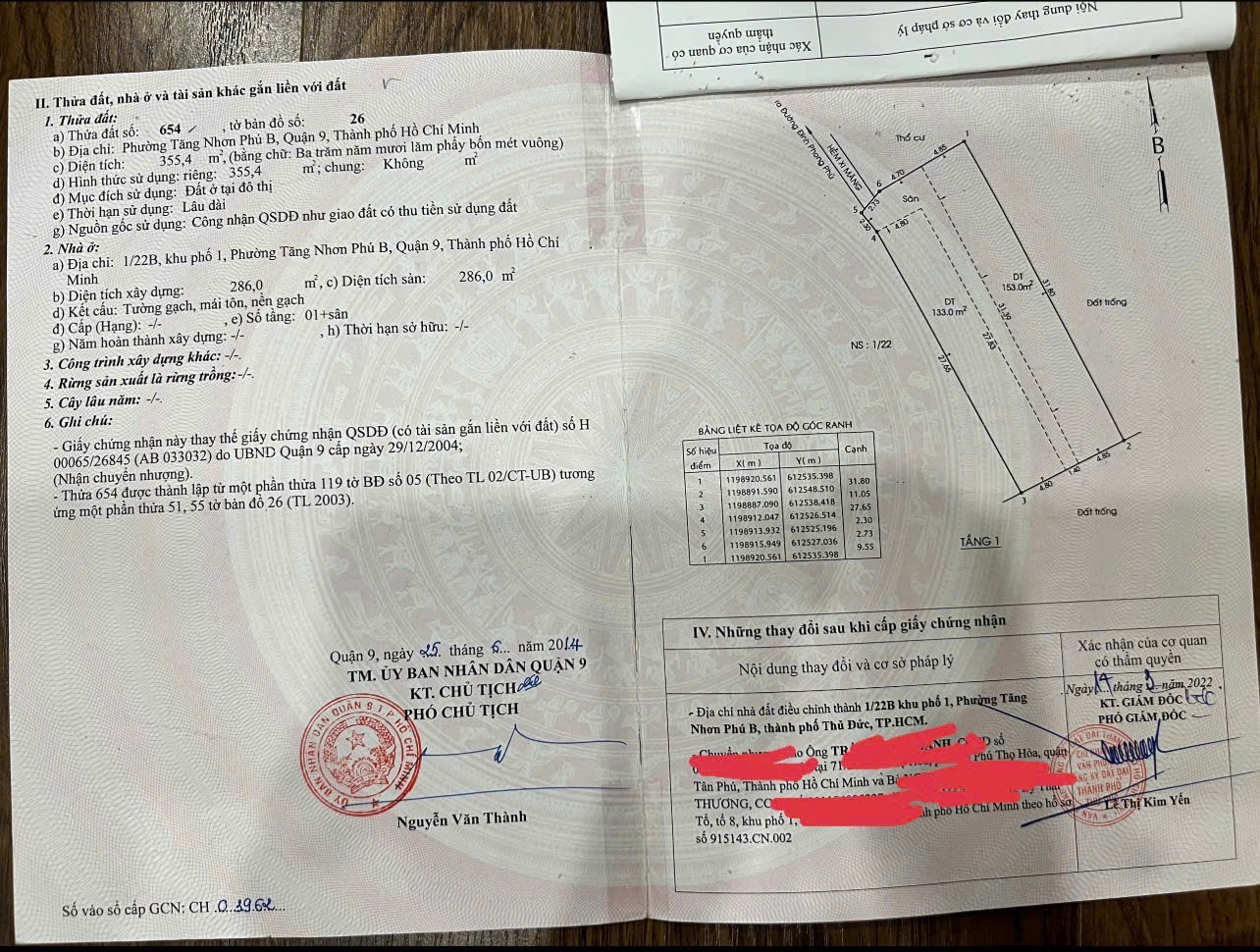 Bán nhà 87-87B Đình Phong Phú Phường Tăng Nhơn Phú - Hinh 2