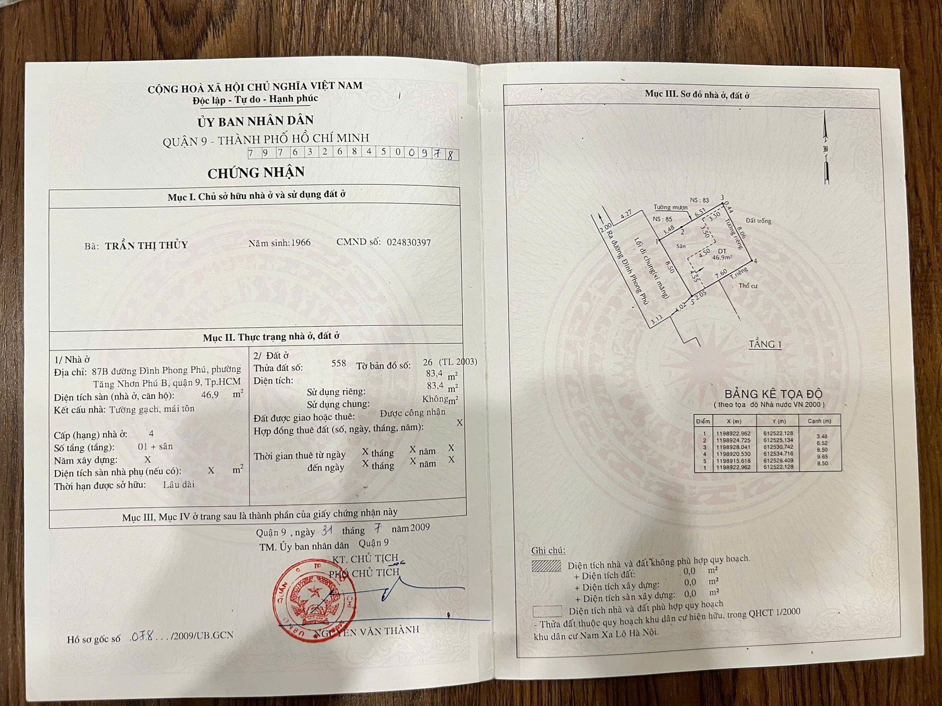 Bán nhà 87-87B Đình Phong Phú Phường Tăng Nhơn Phú - Hinh 3