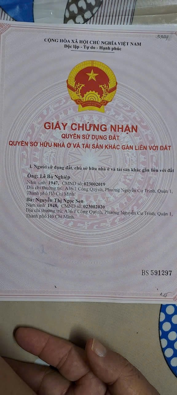 Bán Nhà A36/1Thửa: 25Tờ: 4 Cống Quỳnh Phường Cầu Ông Lãnh - Hinh 3