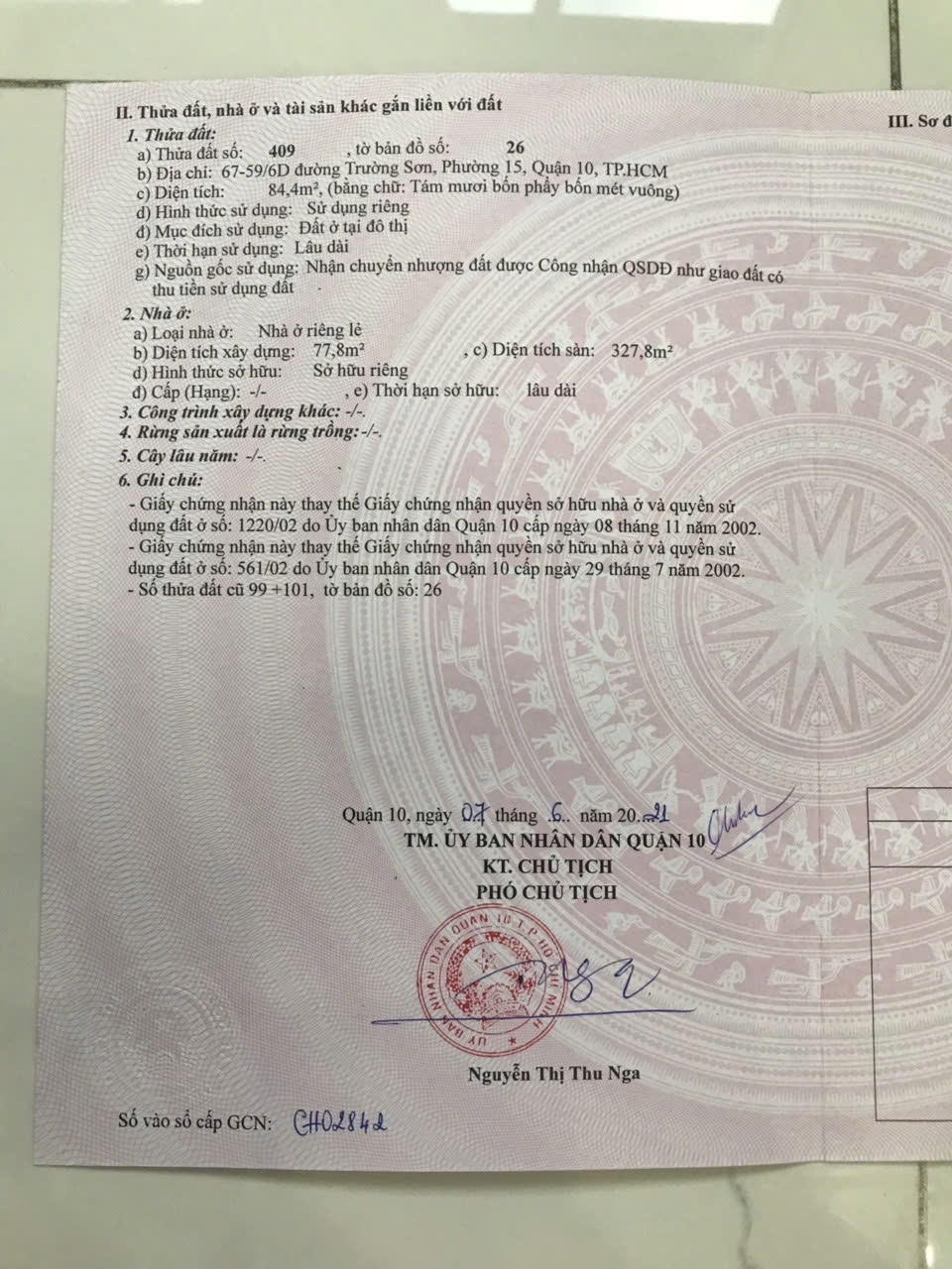 Bán nhà 67-59/6D Trường Sơn Phường Hòa Hưng - Hinh 2