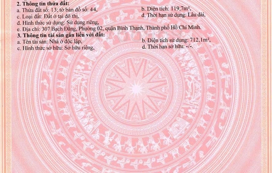 Bán nhà 307 Bạch Đằng Phường Gia Định - Hinh 4