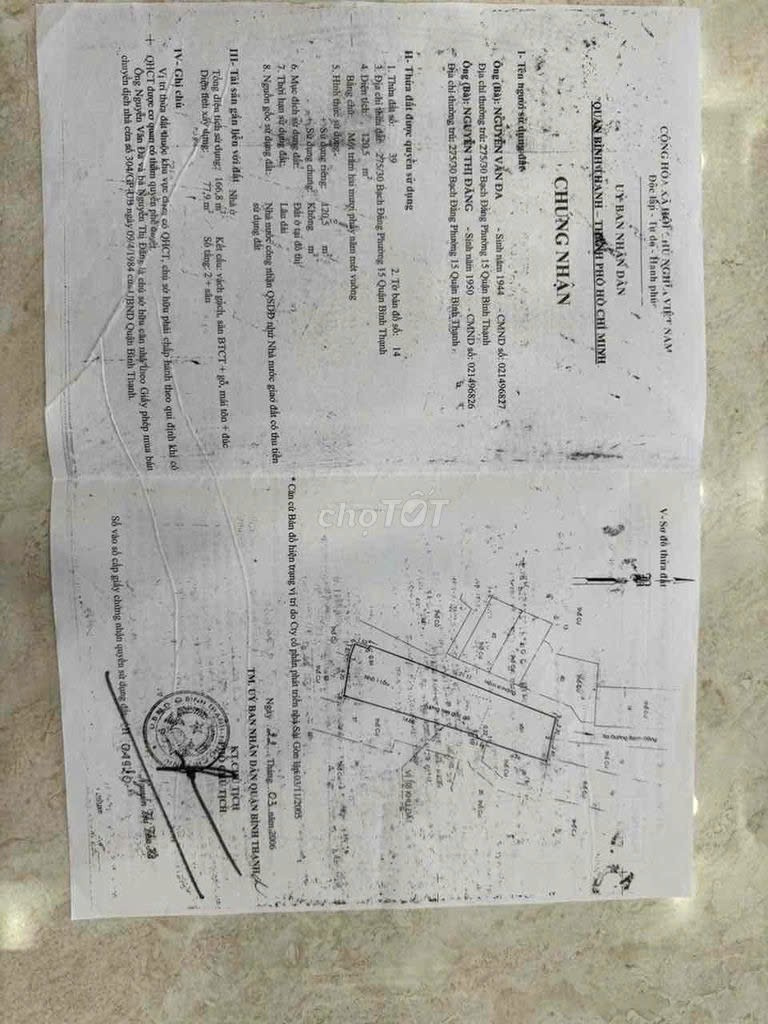 Bán nhà 275/30 Bạch Đằng Bình Thạnh - Hinh 5