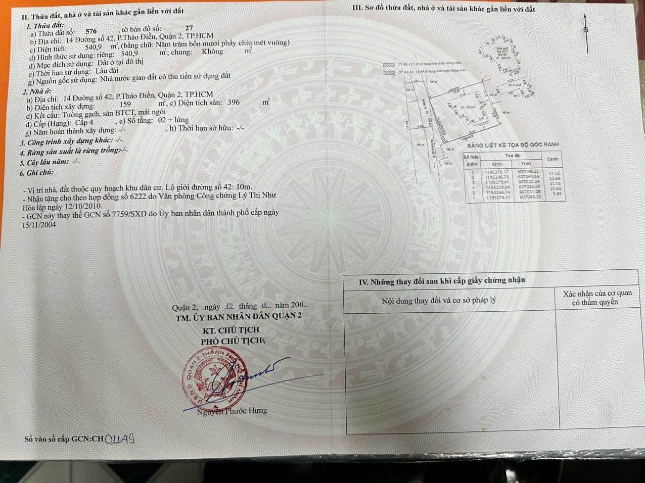 Bán nhà 14Thửa: 576Tờ: 27 Số 42 Phường An Khánh - Hinh 1