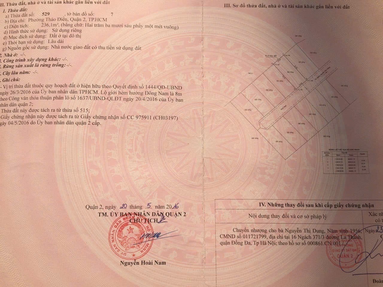Bán nhà Thửa: 528Tờ: 7 Nguyễn Văn Hưởng Phường An Khánh - Hinh 2