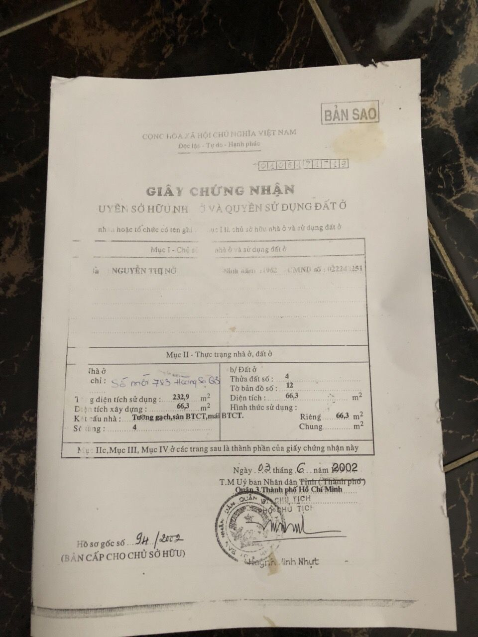 Bán nhà 783 Hoàng Sa Phường Nhiêu Lộc - Hinh 3
