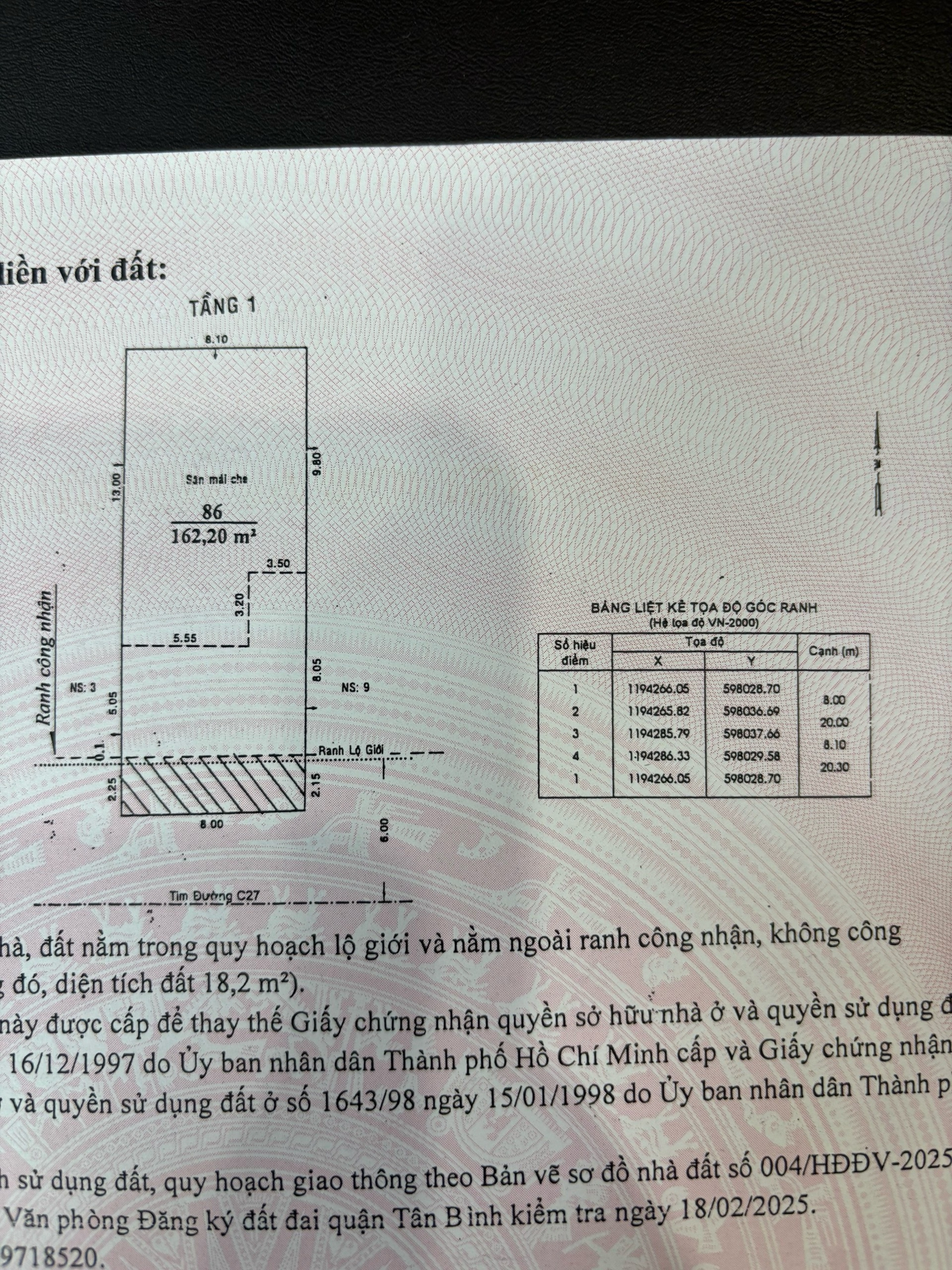 Bán Nhà C15-X35+C17-X35Thửa: 86Tờ: 28 Hoàng Hoa Thám Phường Bảy Hiền - Hinh 3