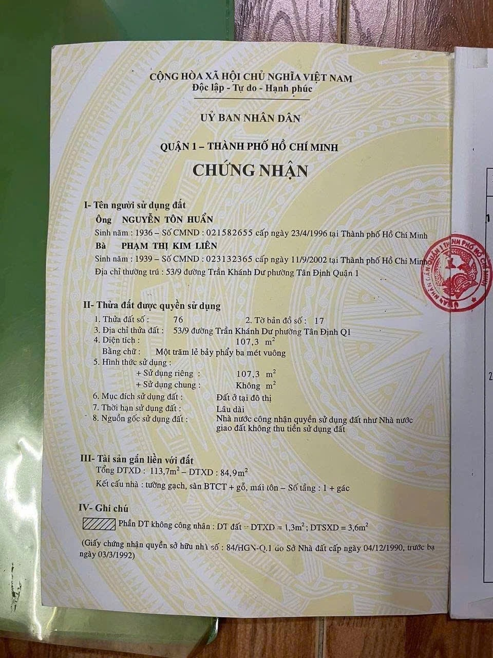 Bán Nhà 53/9 Trần Khánh Dư Phường Tân Định - Hinh 3