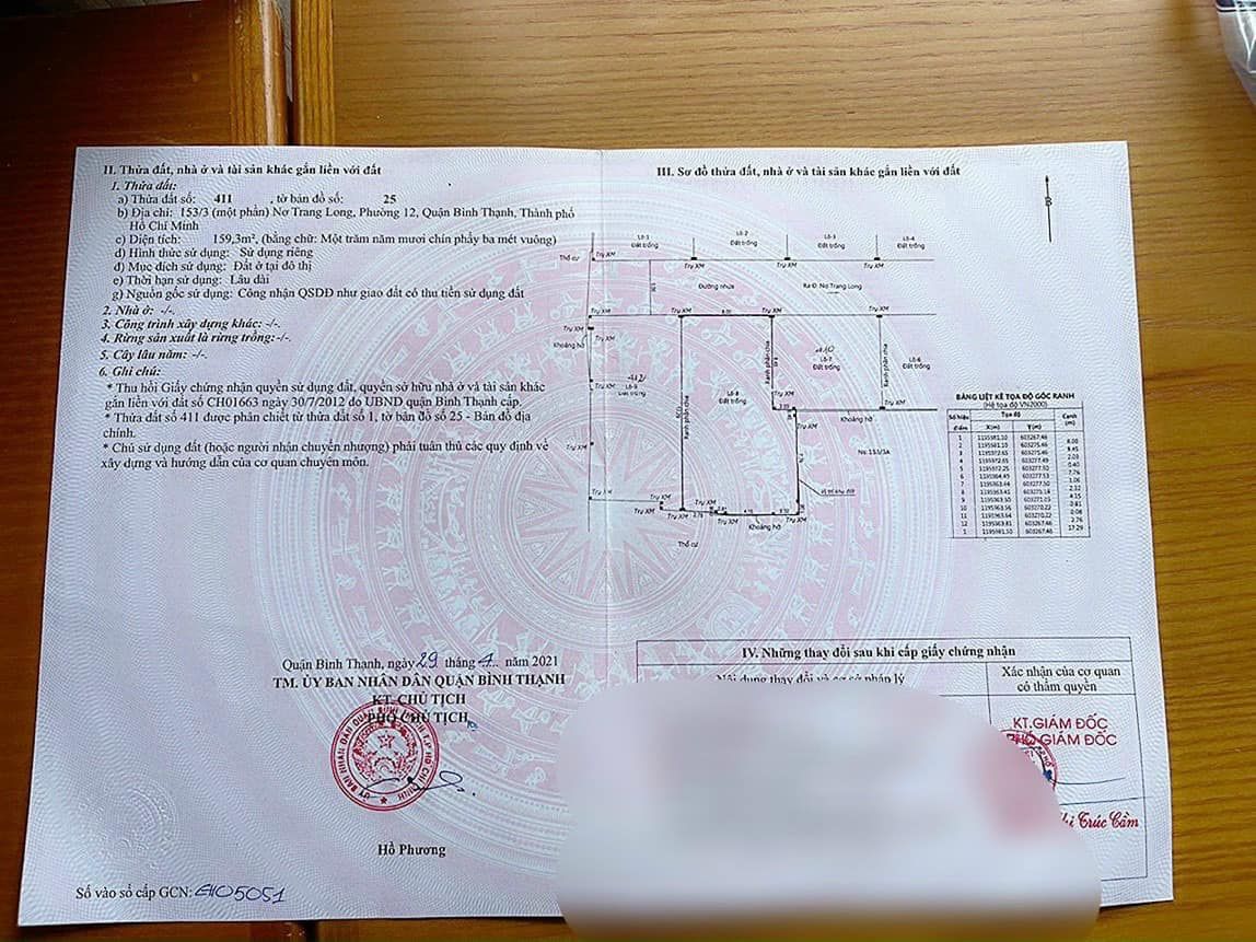 Bán BĐS 153/3 Nơ Trang Long Phường Bình Thạnh - Hinh 1