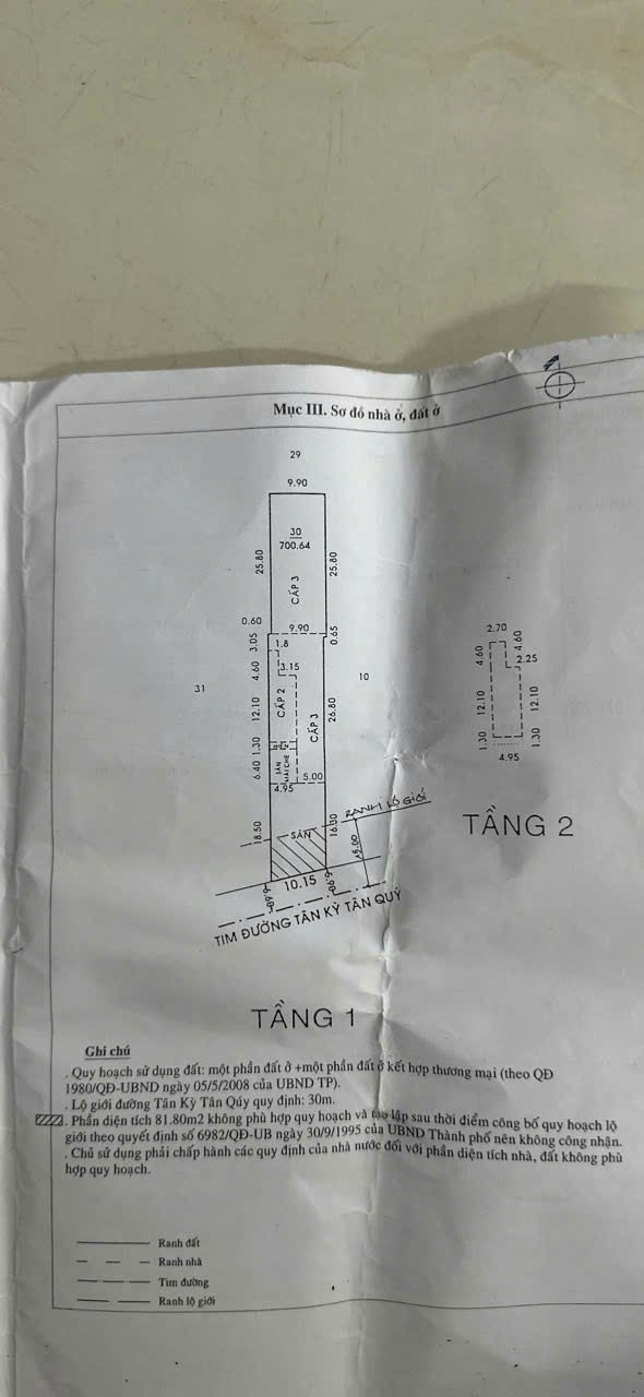 Bán Nhà 422 Tân Kỳ Tân Quý Phường Tân Sơn Nhì - Hinh 2
