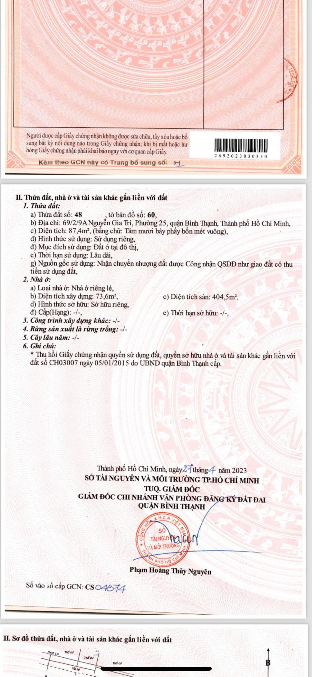 Bán Nhà 69/2/9-9A Nguyễn Gia Trí Phường Thạnh Mỹ Tây - Hinh 8