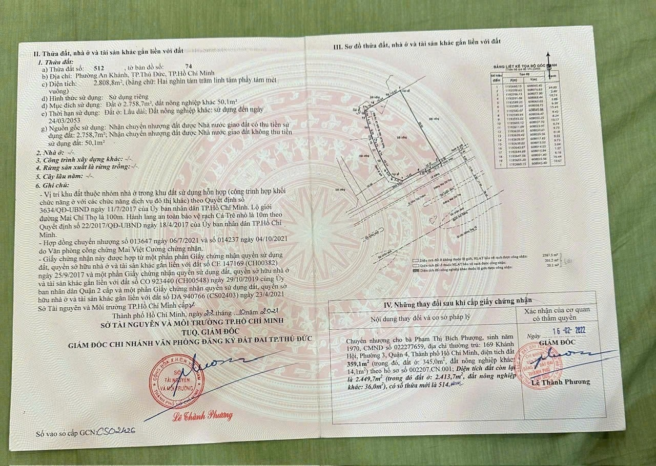 Bán Nhà Thửa: 514Tờ: 74 Mai Chí Thọ Phường An Khánh - Hinh 2