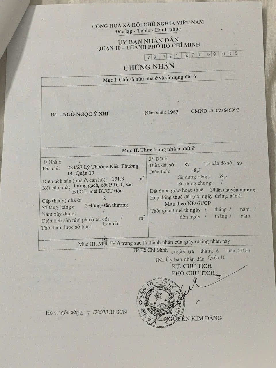 Bán Nhà 224/25-224/27 Lý Thường Kiệt Phường Diên Hồng - Hinh 5