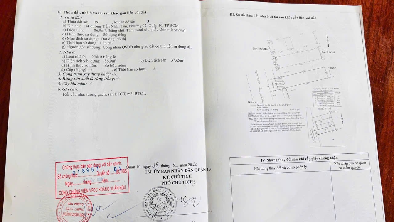 Bán Nhà 134 Trần Nhân Tôn Phường Vườn Lài - Hinh 2